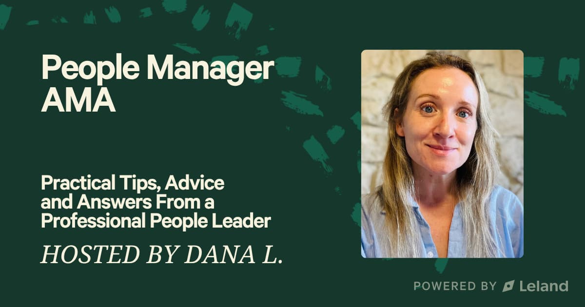 People Manager AMA