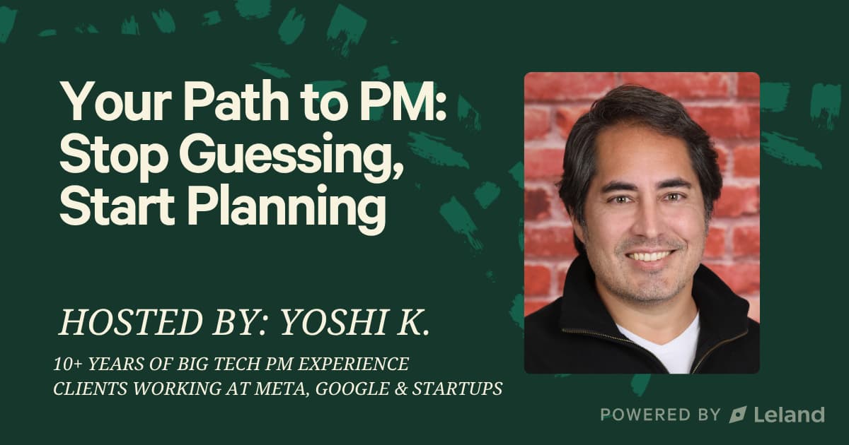 Your Path to PM: Stop Guessing, Start Planning