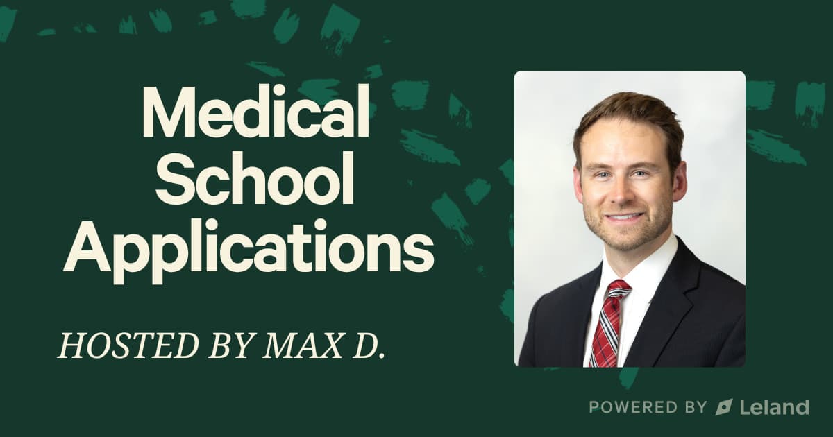 Medical School Application Preparation
