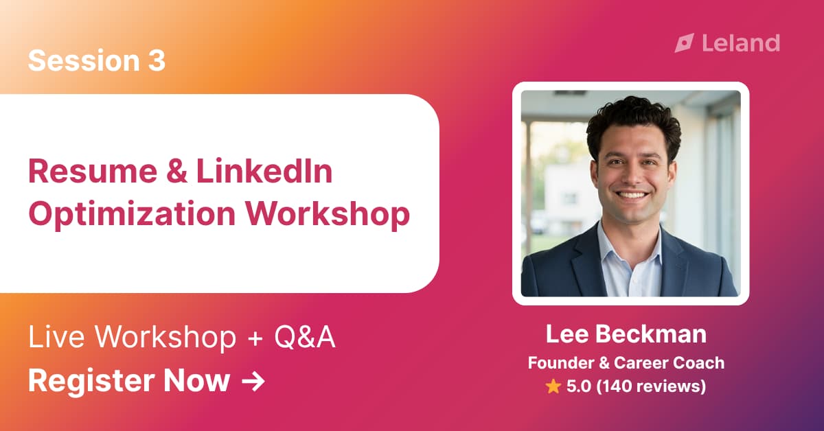 Resume & LinkedIn Optimization Workshop | Leland
