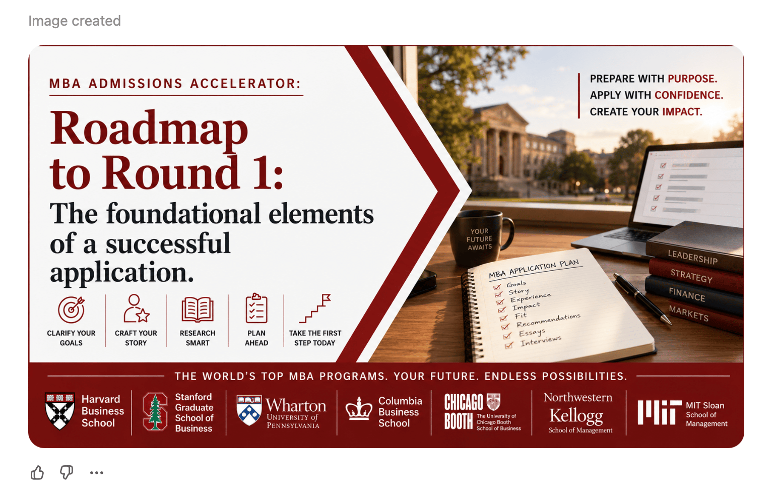 Roadmap to Round 1: The foundational elements of a successful application.
