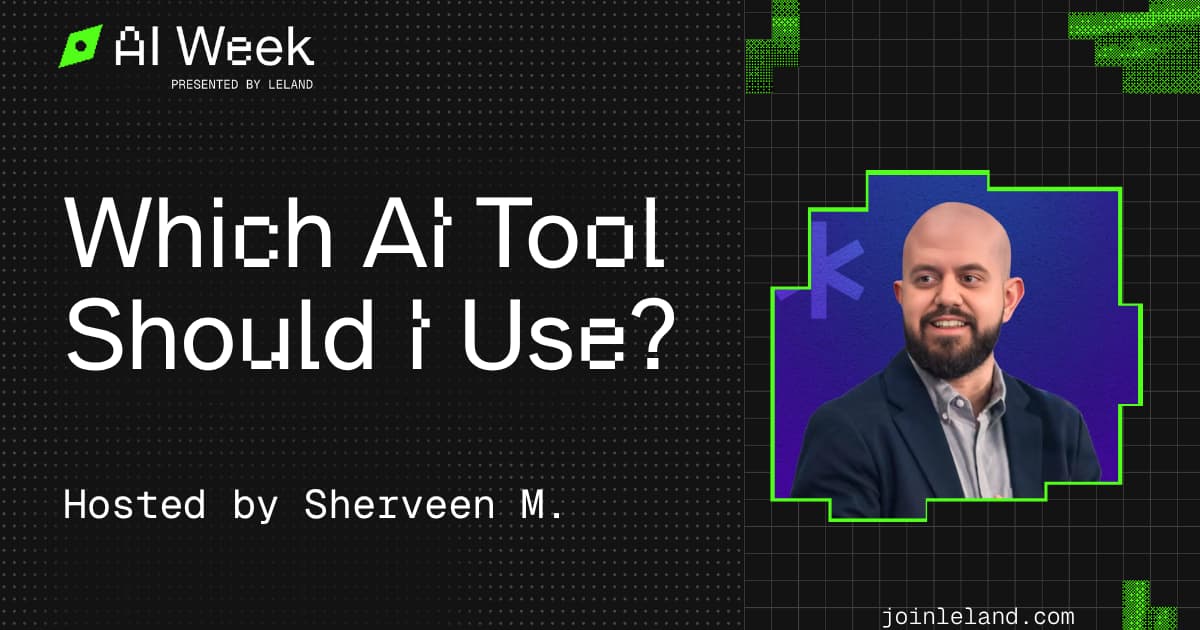 Which AI Tool Should I Use? 