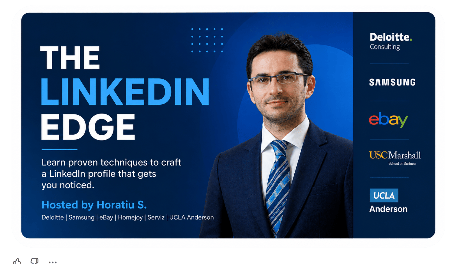 The LinkedIn Edge: Techniques to craft a LinkedIn profile that gets noticed.