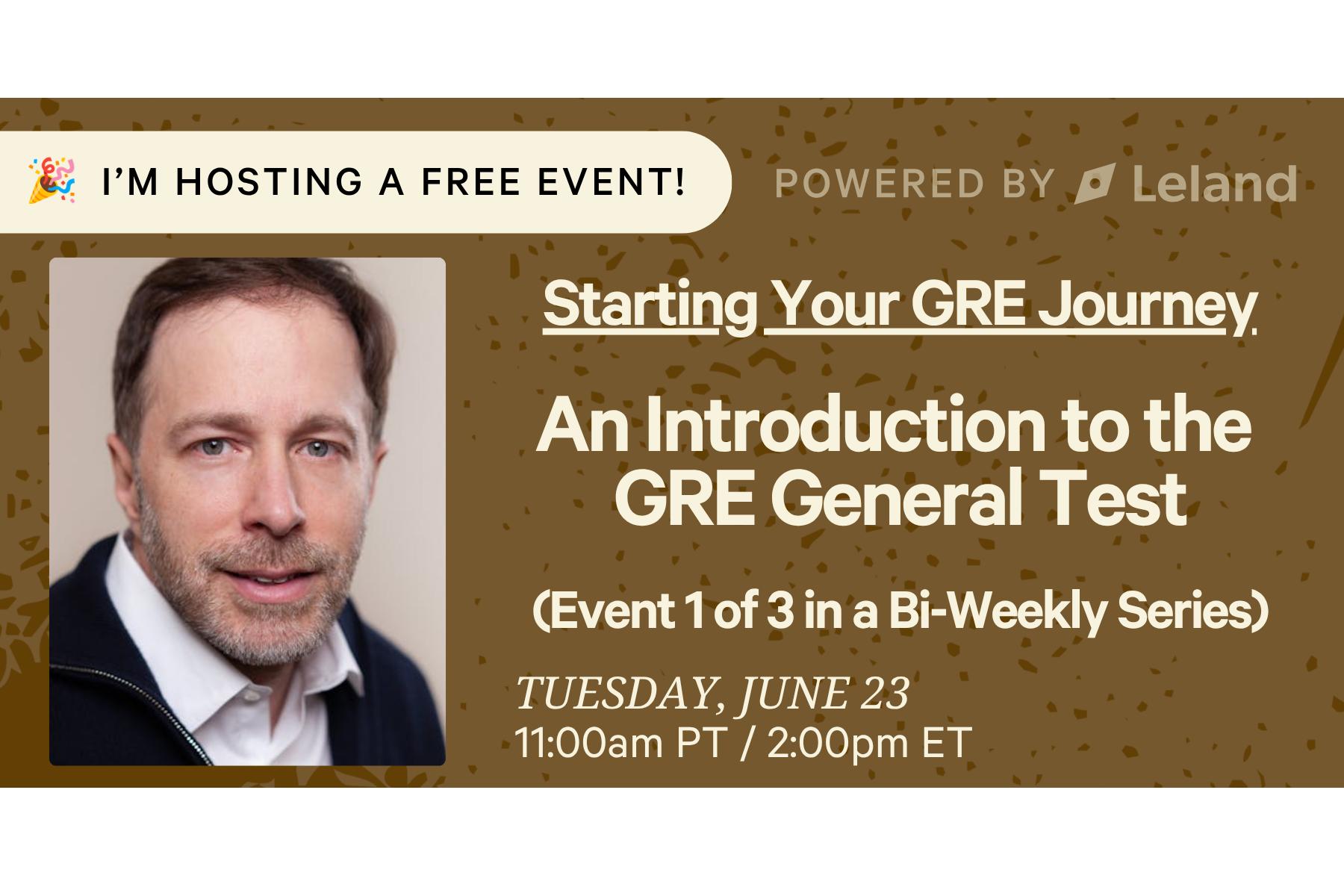 Starting Your GRE Journey: An Introduction to the GRE General Test
