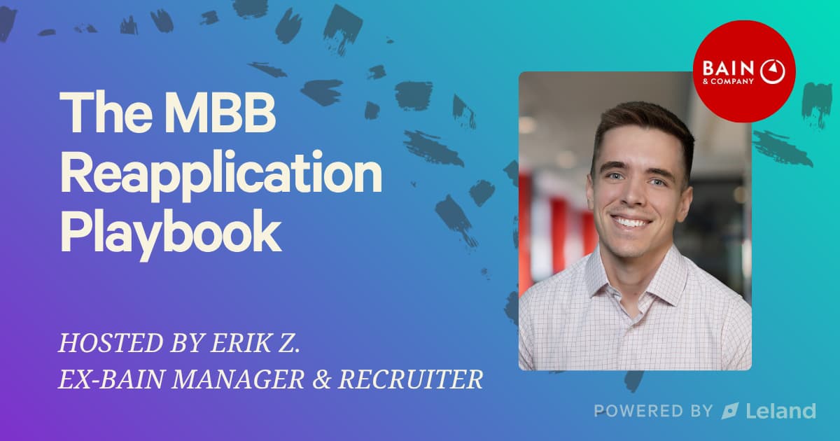 The MBB Reapplication Playbook