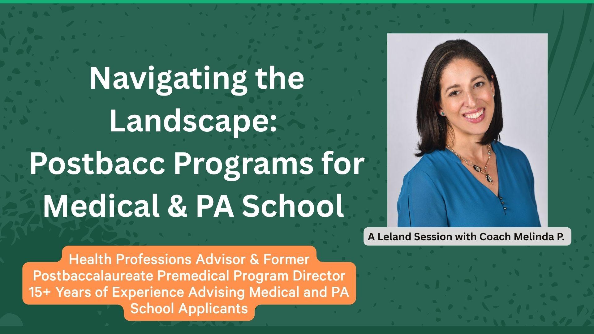 Navigating the Landscape: Postbacc Programs for Medical & PA School 
