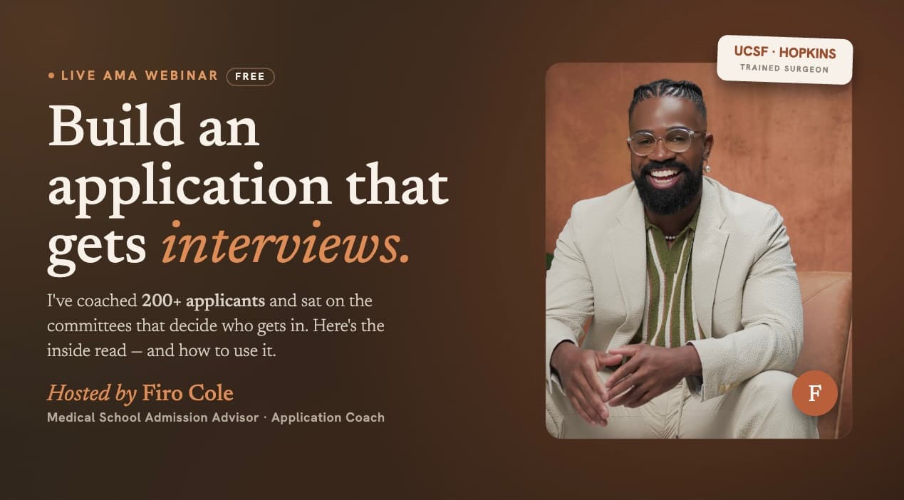 Med School Application Strategy AMA: Stop Guessing & Secure Your Acceptance