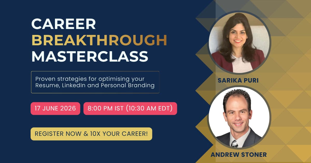 Career Breakthrough Masterclass