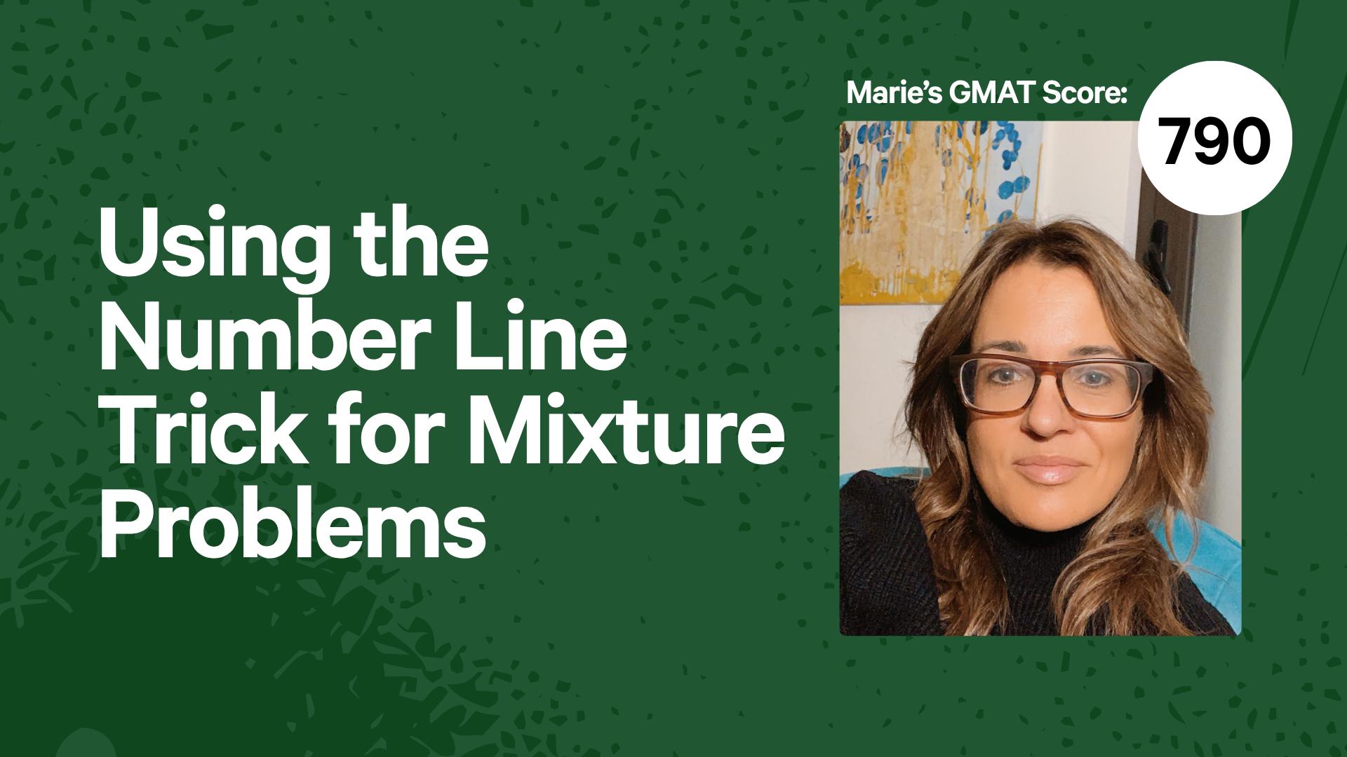Using the Number Line Trick for Mixture Problems
