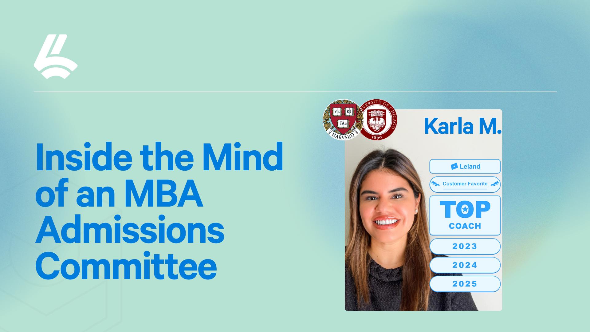 Inside the Mind of an MBA Admissions Committee