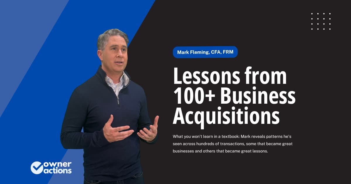 Lessons Learned from 100+ Business Acquisitions