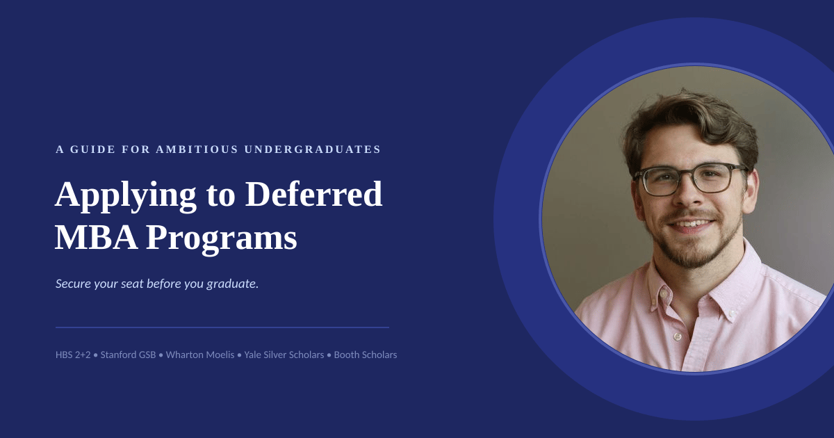 Deferred MBA Application Overview Session