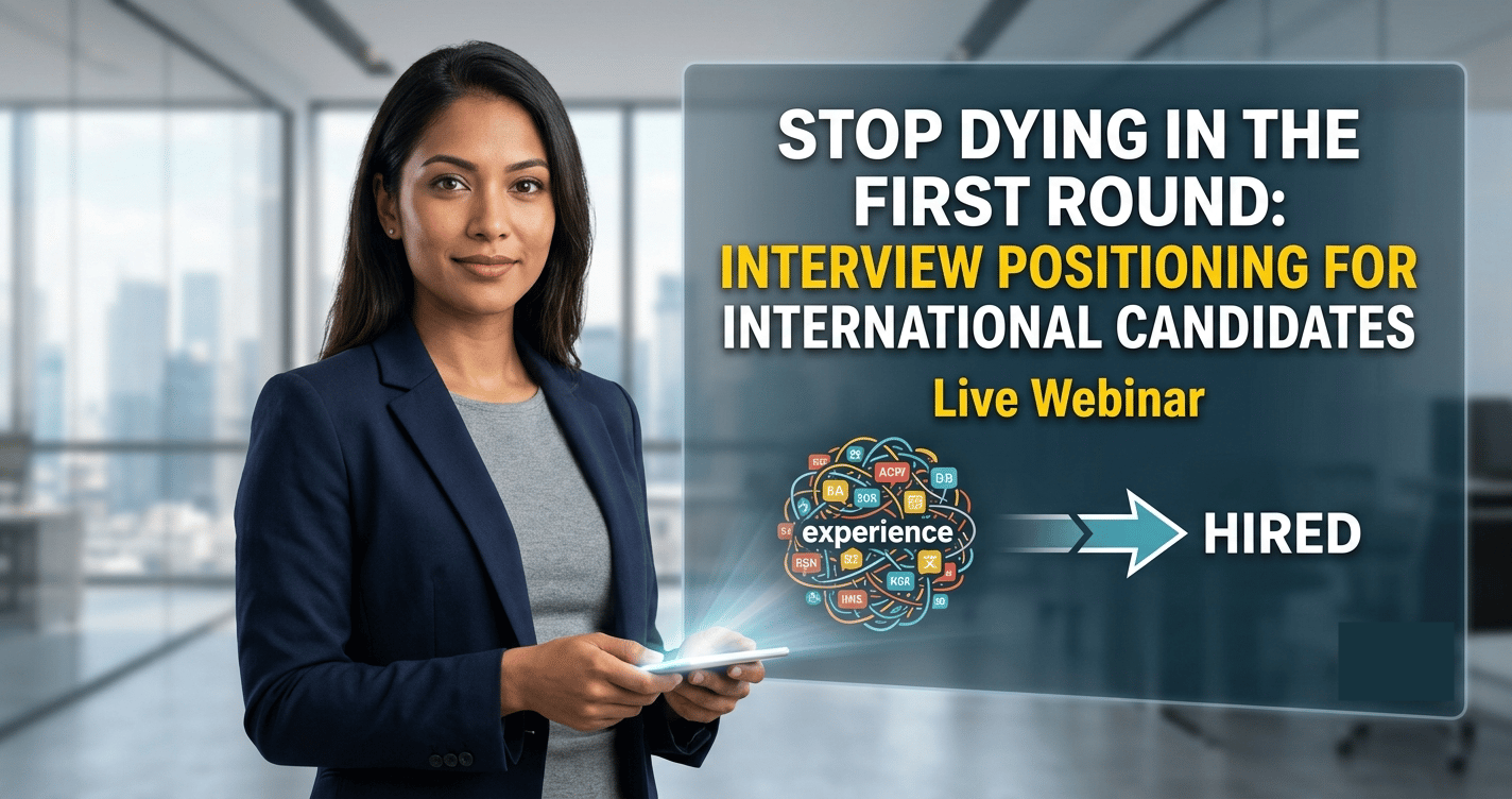 Why you keep dying in the first round: international interview positioning