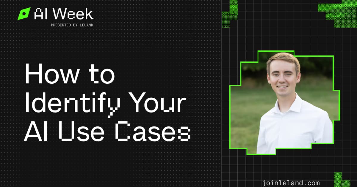 How to Identify Your AI Use Cases
