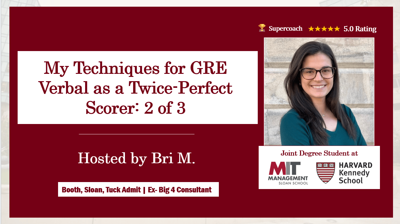My GRE Techniques as a Twice-Perfect Verbal Scorer Part 2: Text Completion