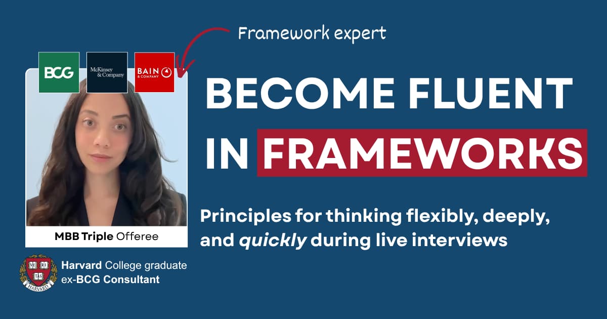 Master Frameworks, For Real: Win Over Your Interviewer in the First 5 Minutes
