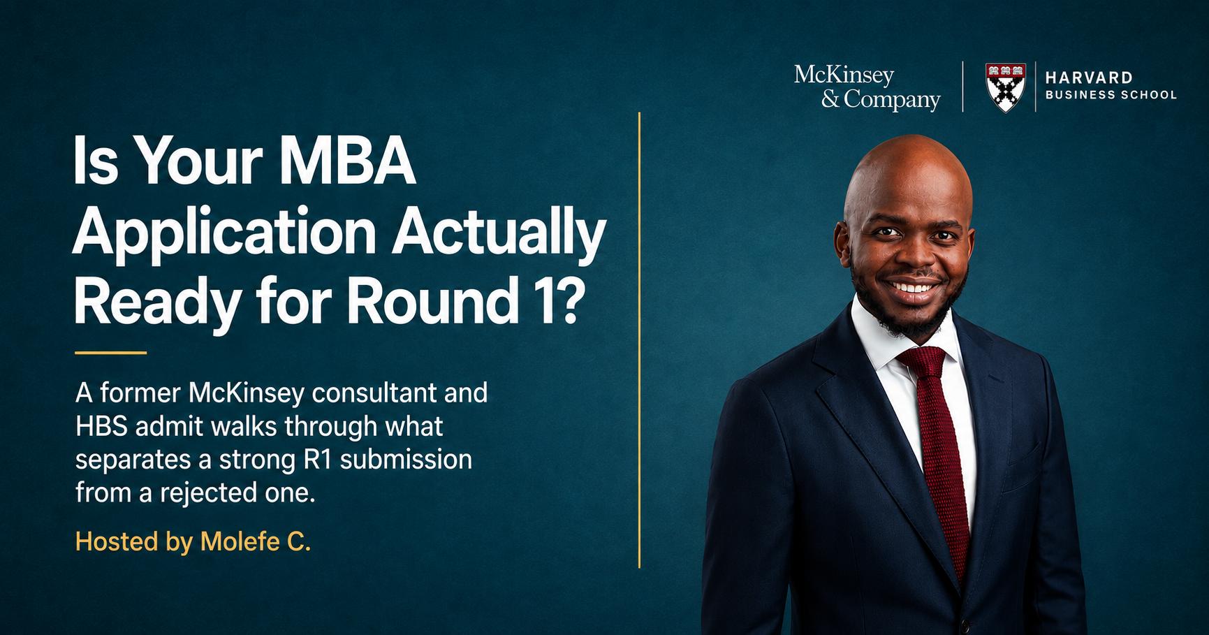 Is Your MBA Application Actually Ready for Round 1?