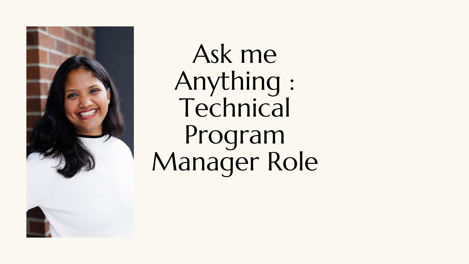 Ask Me Anything about TPM role, Role pivot