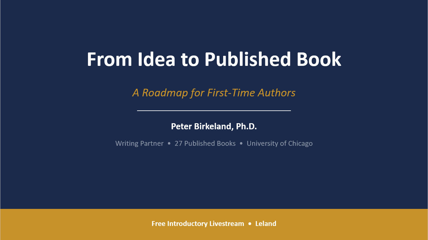 From Idea to Published Book: A Roadmap for First-time Authors