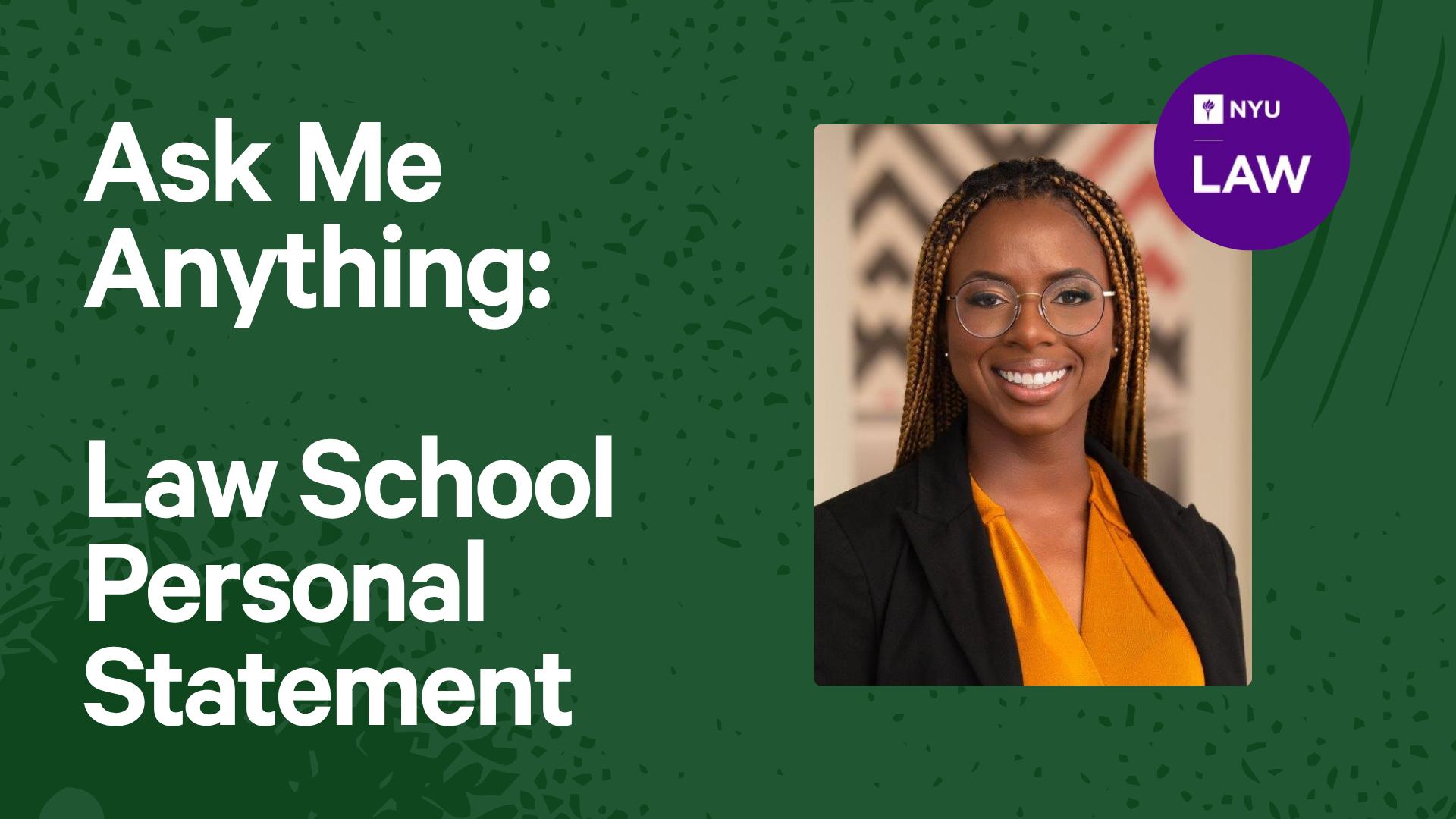 Law School Personal Statement Tips