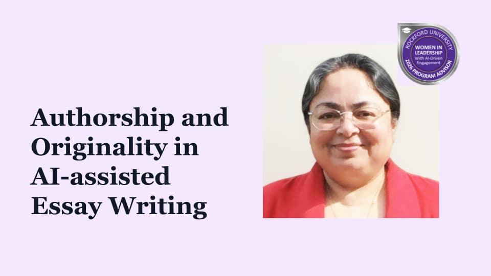 Authorship and Originality in AI assisted Essay Writing