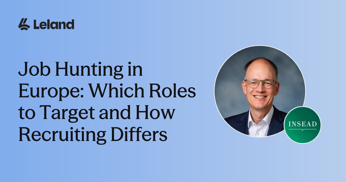 Job Hunting in Europe: Which Roles to Target and How Recruiting Differs