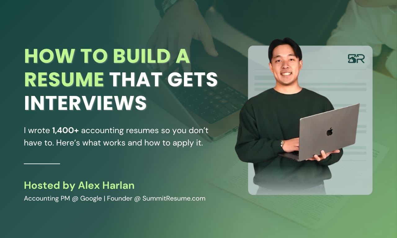 How to Build an Accounting Resume