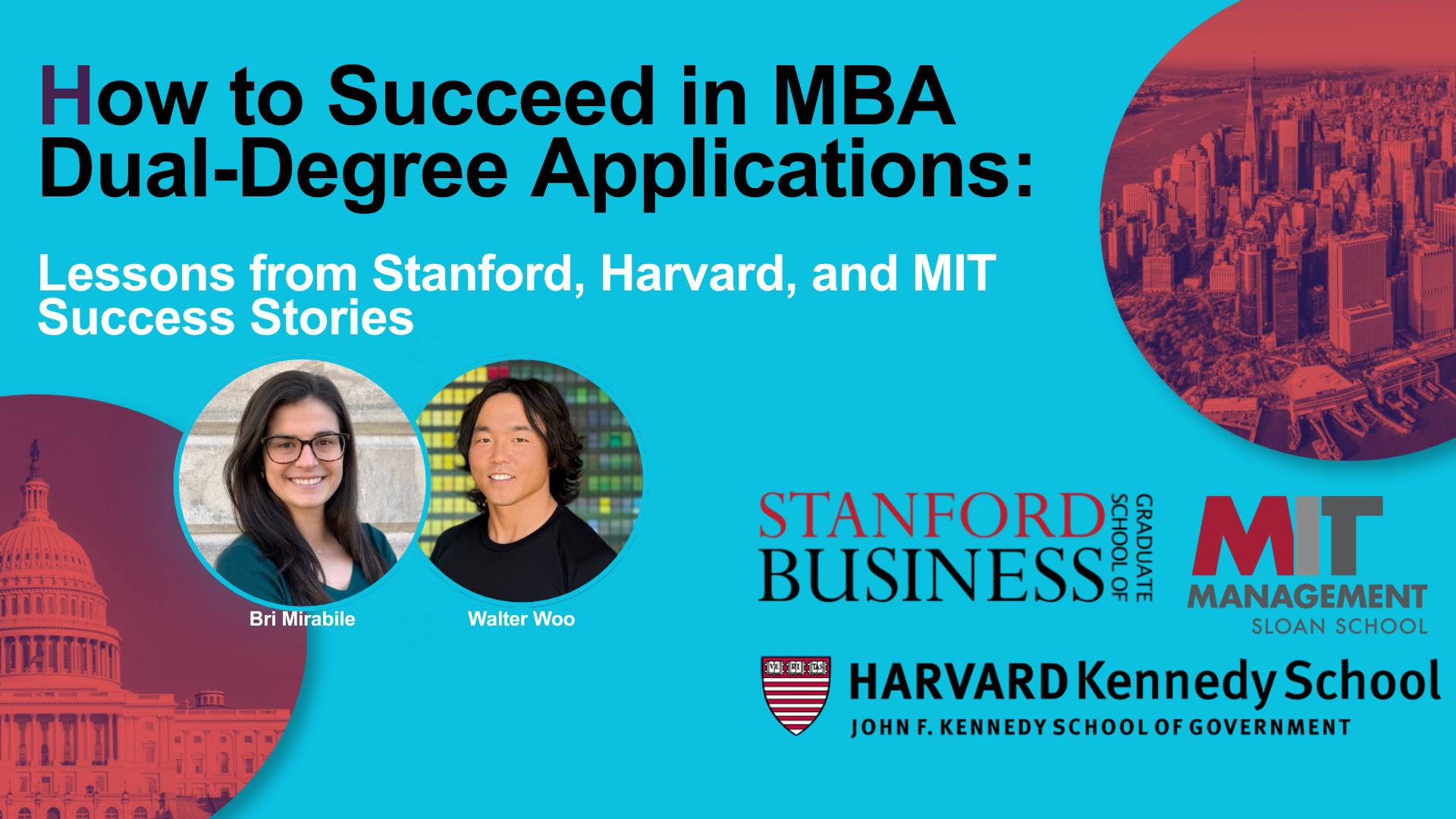 How to Succeed in Dual-Degree Applications [Part 2 of 3]