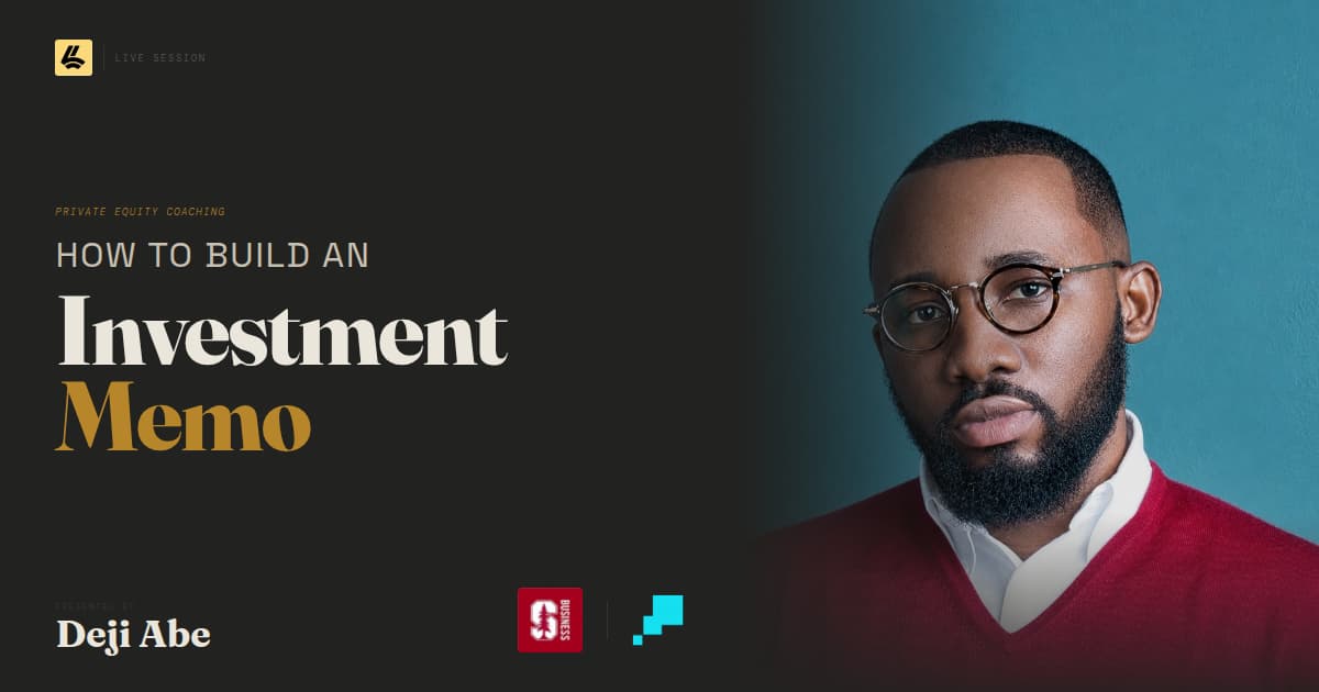 How To Build An Investment Memo