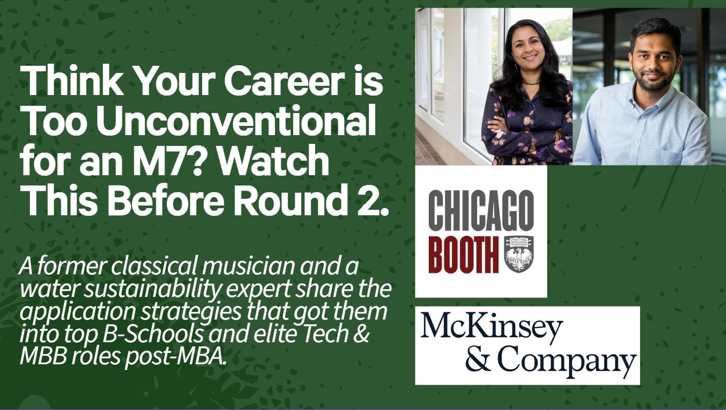 Think Your Career is Too Unconventional for an M7? Watch This Before Round 2.