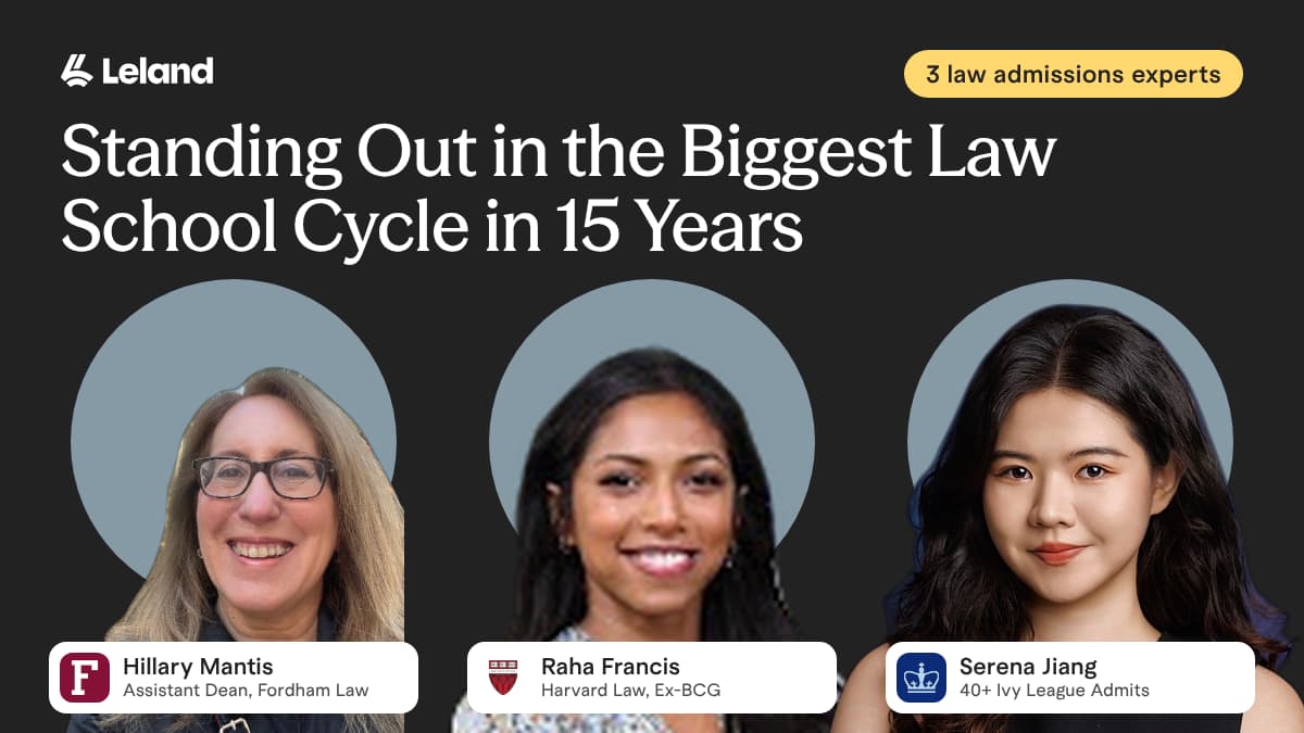 Standing Out in the Biggest Law School Cycle in 15 Years