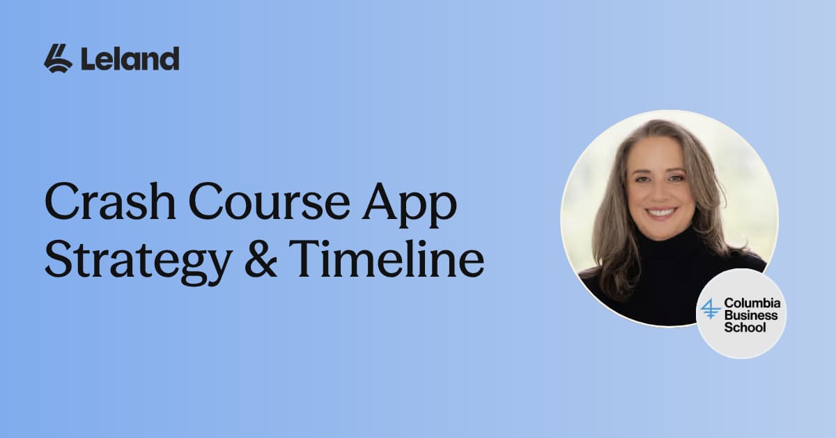 Crash Course App Strategy & Timeline