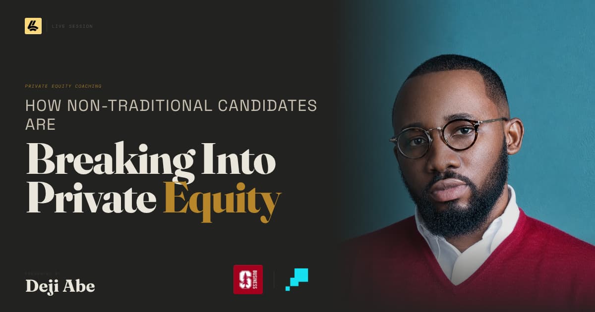 How Non-Traditional Candidates Are Breaking Into PE - 2027 Recruiting Playbook