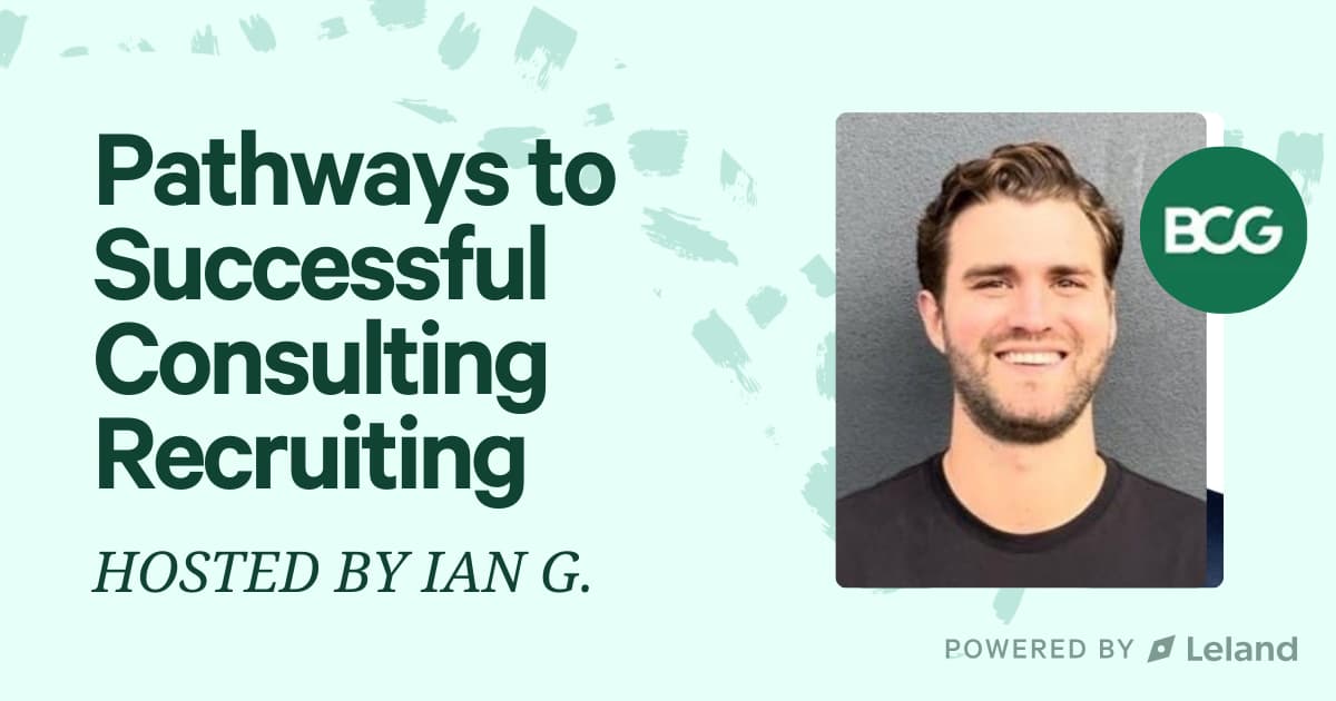 Pathways to Successful Consulting Recruiting