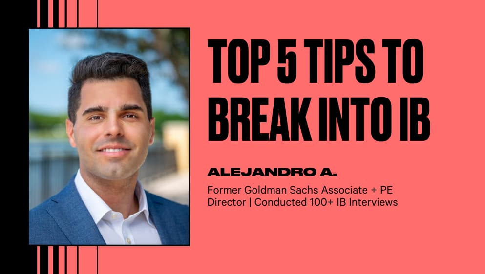 Top 5 Tips to Break into IB 