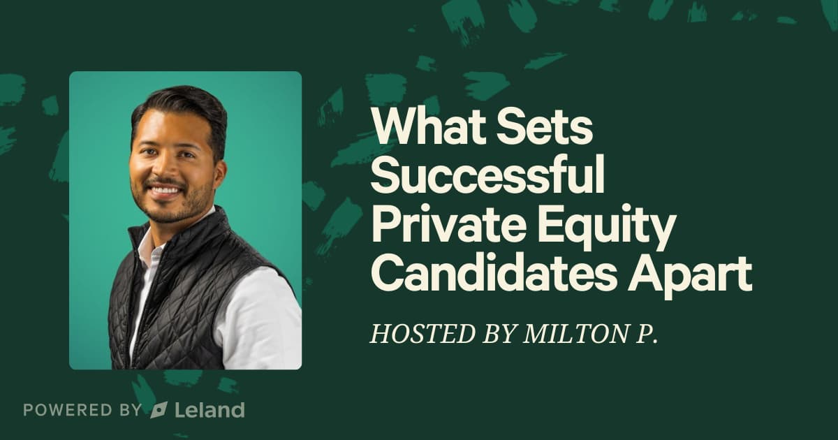 What Sets Successful Private Equity Candidates Apart