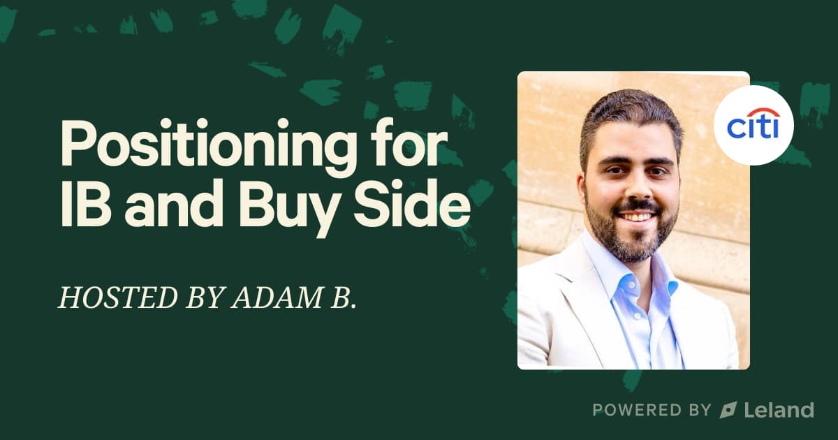 Positioning for IB and Buy Side