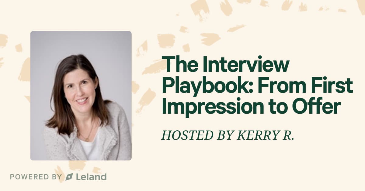 The Interview Playbook: From First Impression to Offer