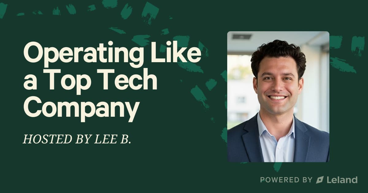 Operating Like a Top Tech Company