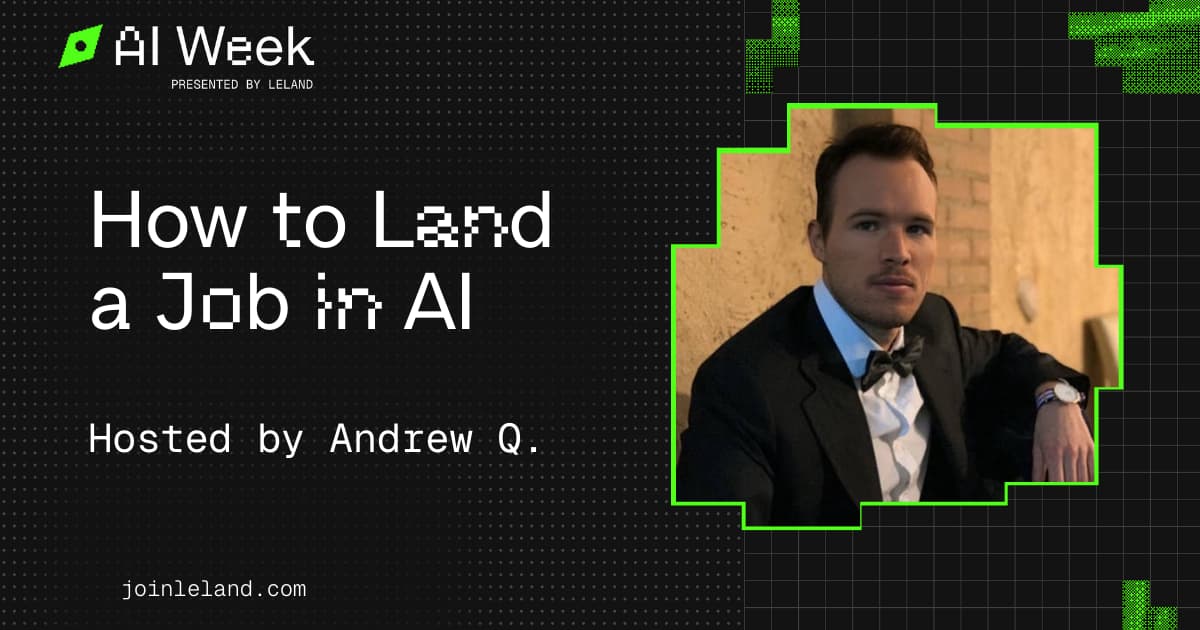 How to Land a Job in AI
