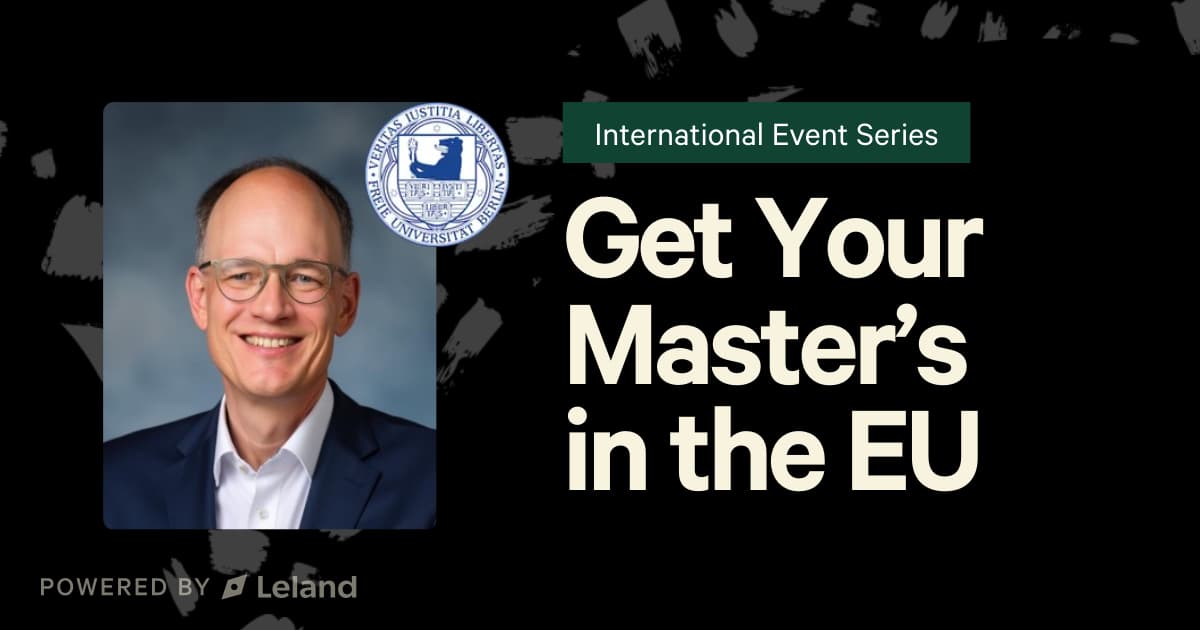 Get Your Master’s in the EU
