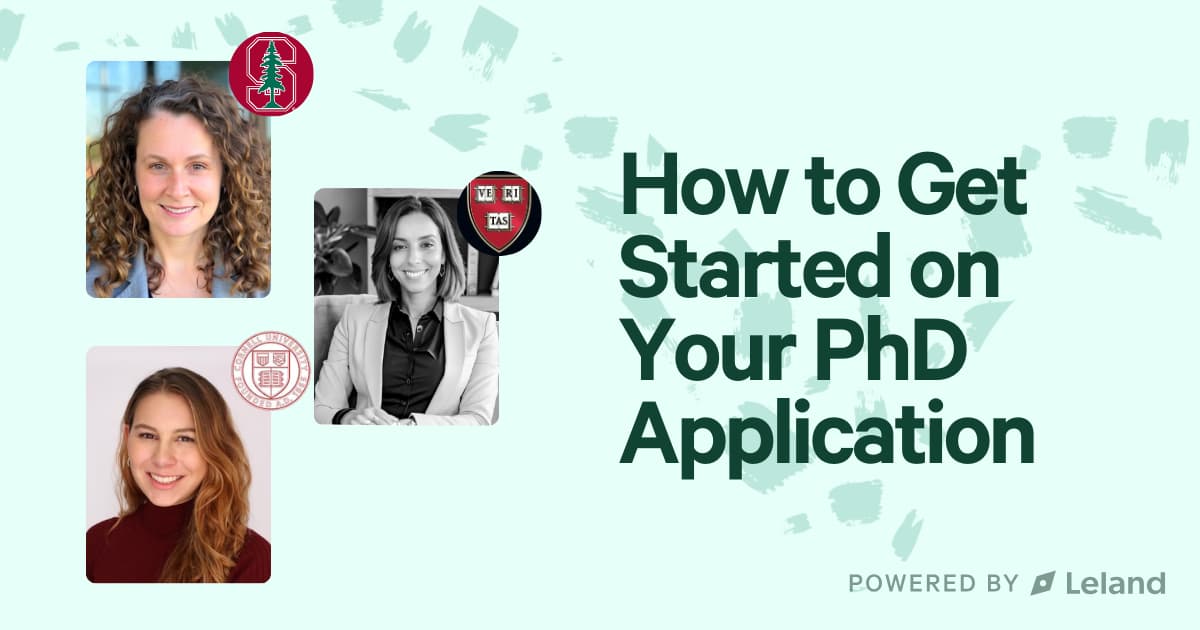 How to Get Started on Your PhD Application