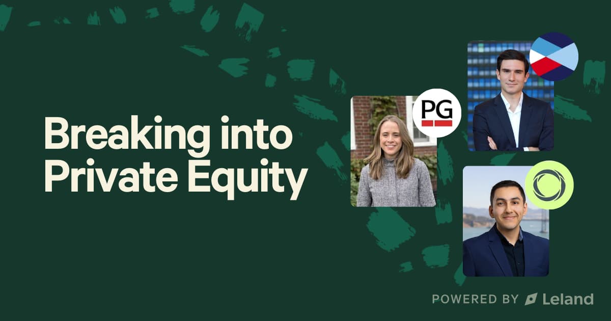 Breaking into Private Equity