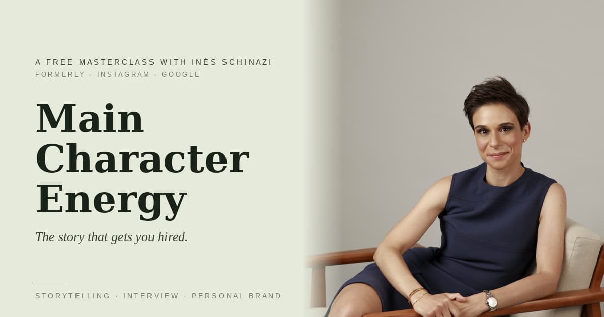 Main Character Energy: The Story That Gets You Hired 