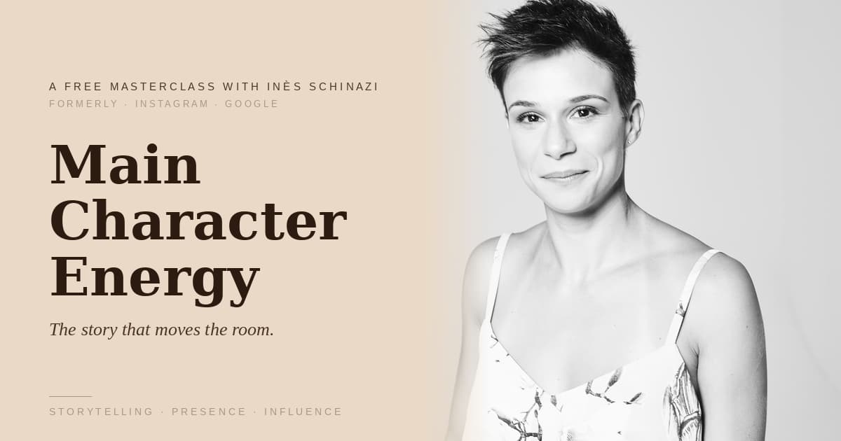 Main Character Energy: The Story That Moves the Room