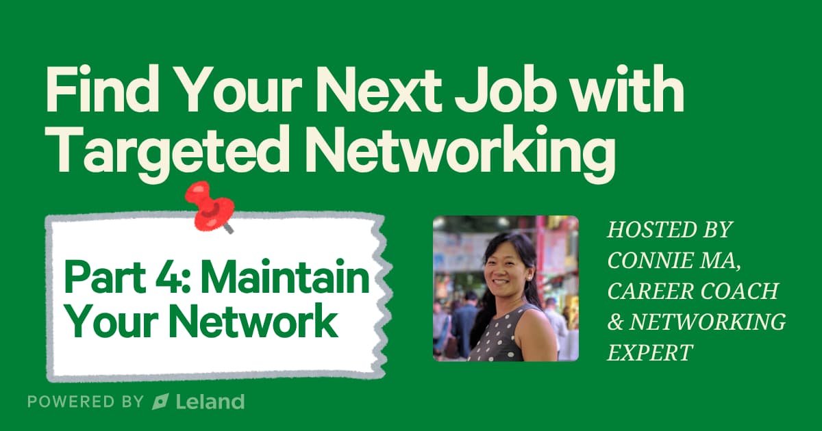 Part 4: Maintain Your Network