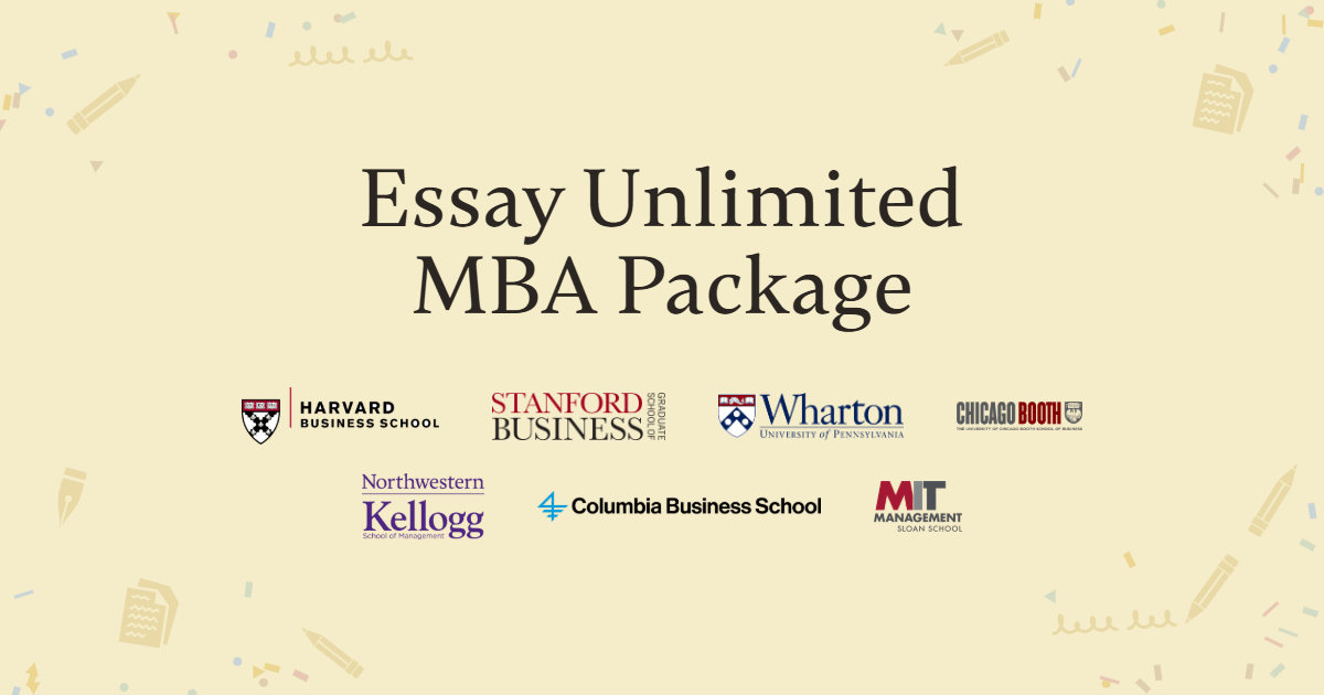 Essay Unlimited MBA Package