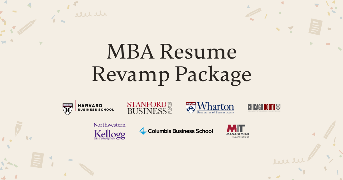 MBA Resume Revamp Package
