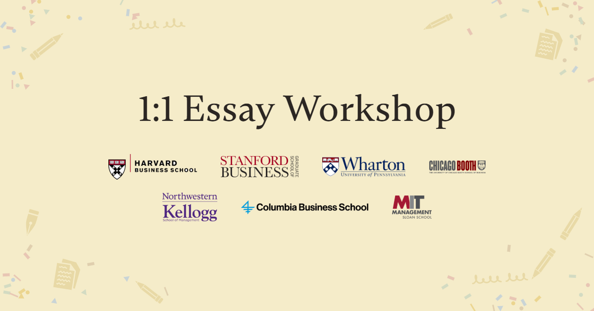 1:1 Personalized Essay Workshop