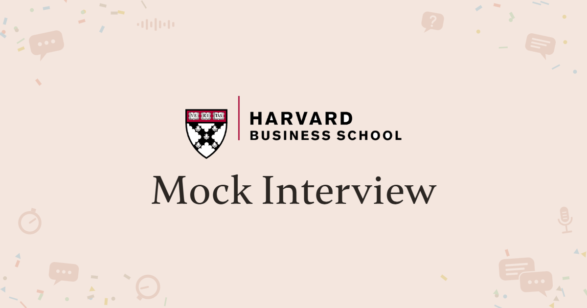 HBS Mock Interview Package